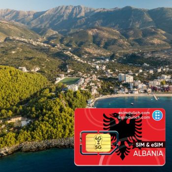 Sim Du Lịch Albania 15 Ngày Tốc Độ Cao